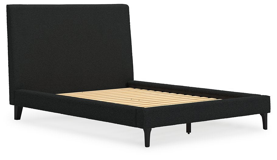 Cadmori Upholstered Bed with Roll Slats - Woo Town Furniture (Worcester,MA)