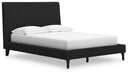 Cadmori Upholstered Bed with Roll Slats - Woo Town Furniture (Worcester,MA)