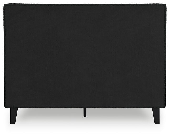 Cadmori Upholstered Bed with Roll Slats - Woo Town Furniture (Worcester,MA)