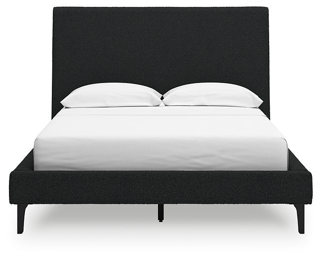 Cadmori Upholstered Bed with Roll Slats - Woo Town Furniture (Worcester,MA)