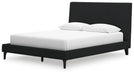 Cadmori Upholstered Bed with Roll Slats - Woo Town Furniture (Worcester,MA)