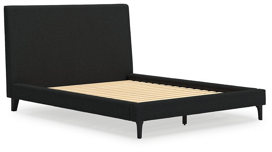 Cadmori Upholstered Bed with Roll Slats - Woo Town Furniture (Worcester,MA)