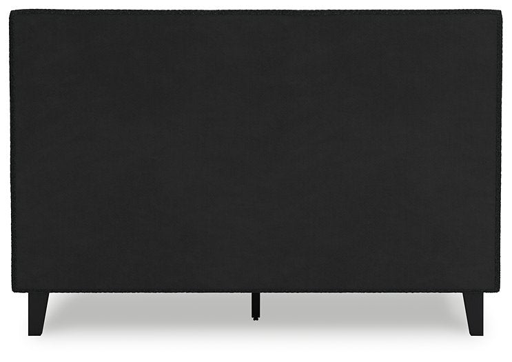 Cadmori Upholstered Bed with Roll Slats - Woo Town Furniture (Worcester,MA)