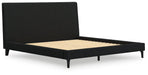 Cadmori Upholstered Bed with Roll Slats - Woo Town Furniture (Worcester,MA)