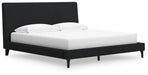 Cadmori Upholstered Bed with Roll Slats - Woo Town Furniture (Worcester,MA)
