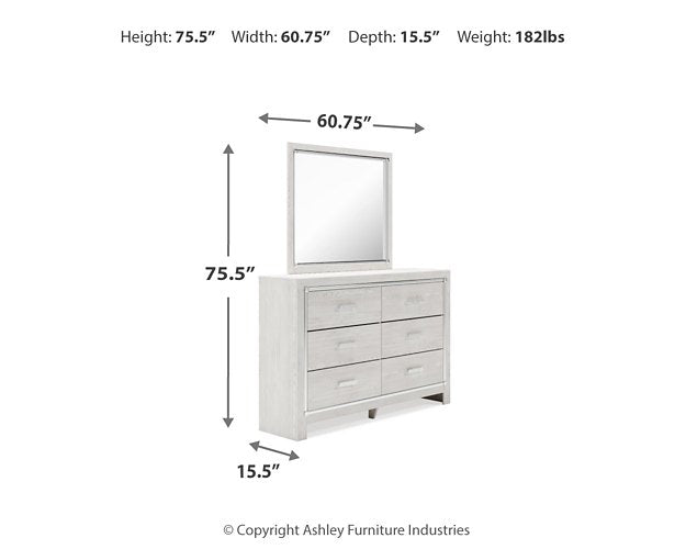 Altyra Dresser and Mirror - Woo Town Furniture (Worcester,MA)