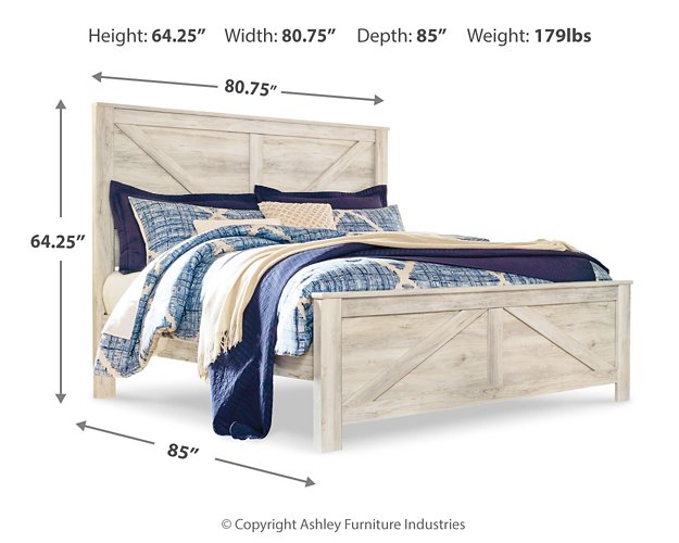 Bellaby Crossbuck Bed - Woo Town Furniture (Worcester,MA)