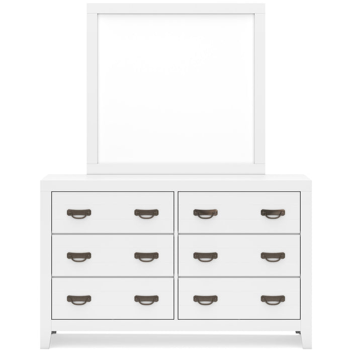 Binterglen Dresser and Mirror - Woo Town Furniture (Worcester,MA)