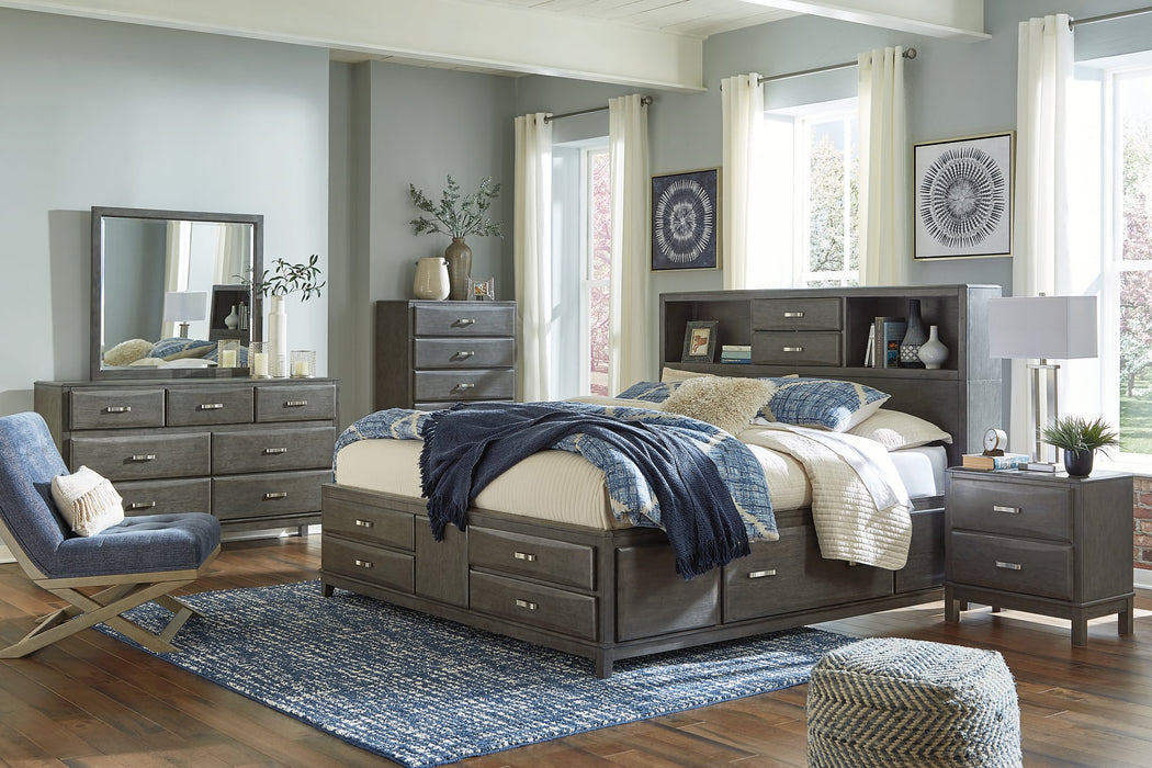 Caitbrook Storage Bed with 8 Drawers - Woo Town Furniture (Worcester,MA)