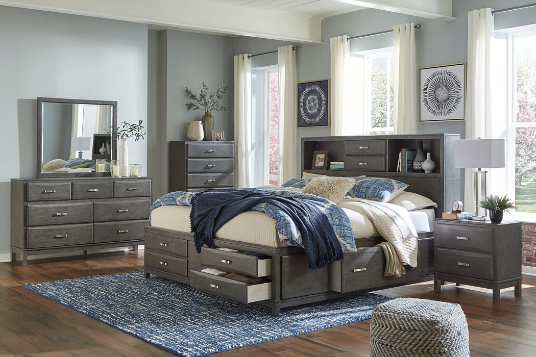 Caitbrook Storage Bed with 8 Drawers - Woo Town Furniture (Worcester,MA)