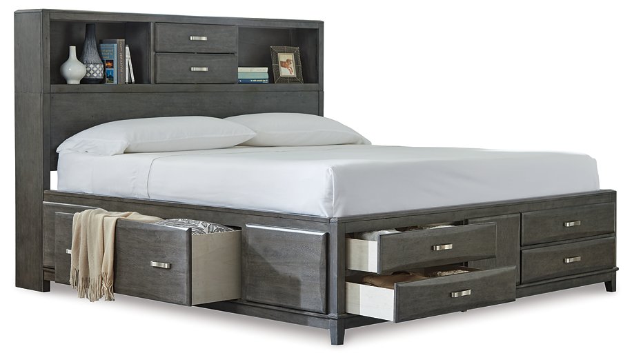 Caitbrook Storage Bed with 8 Drawers - Woo Town Furniture (Worcester,MA)