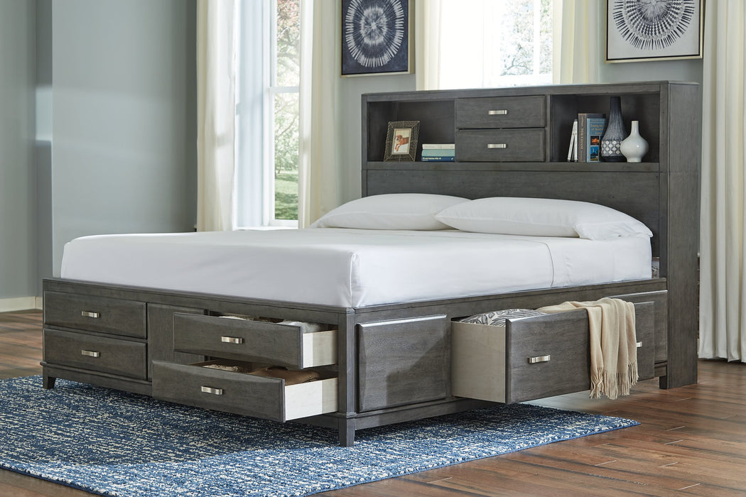 Caitbrook Storage Bed with 8 Drawers - Woo Town Furniture (Worcester,MA)