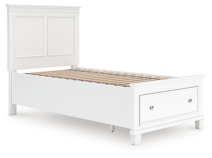 Fortman Panel Storage Bed - Woo Town Furniture (Worcester,MA)