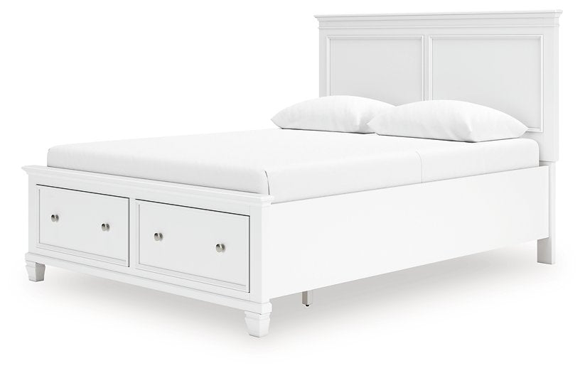 Fortman Panel Storage Bed - Woo Town Furniture (Worcester,MA)
