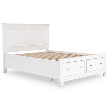 Fortman Panel Storage Bed - Woo Town Furniture (Worcester,MA)