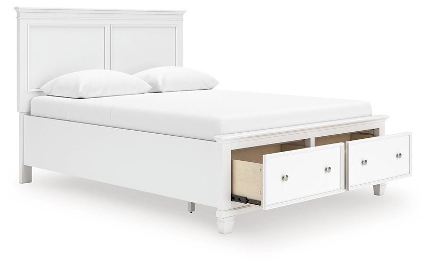 Fortman Panel Storage Bed - Woo Town Furniture (Worcester,MA)