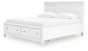 Fortman Panel Storage Bed - Woo Town Furniture (Worcester,MA)