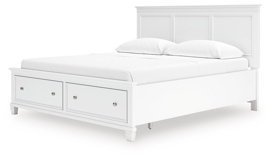 Fortman Panel Storage Bed - Woo Town Furniture (Worcester,MA)