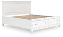 Fortman Panel Storage Bed - Woo Town Furniture (Worcester,MA)