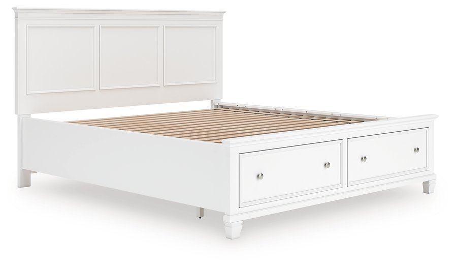 Fortman Panel Storage Bed - Woo Town Furniture (Worcester,MA)