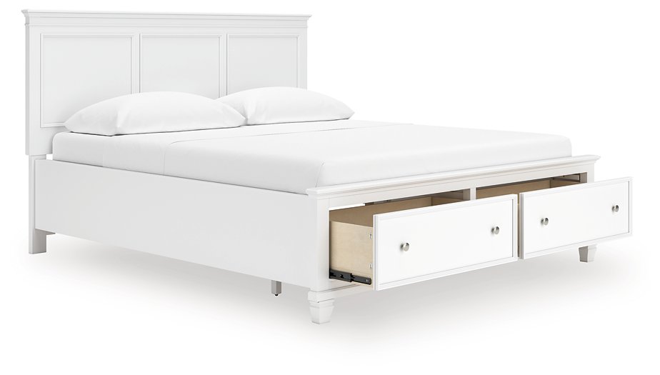 Fortman Panel Storage Bed - Woo Town Furniture (Worcester,MA)
