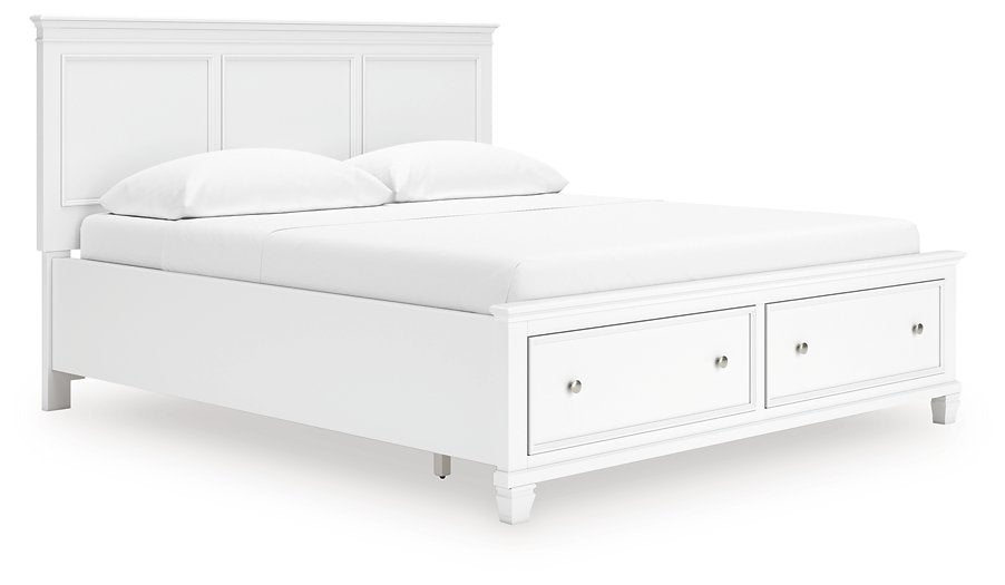 Fortman Panel Storage Bed - Woo Town Furniture (Worcester,MA)