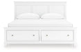 Fortman Panel Storage Bed - Woo Town Furniture (Worcester,MA)