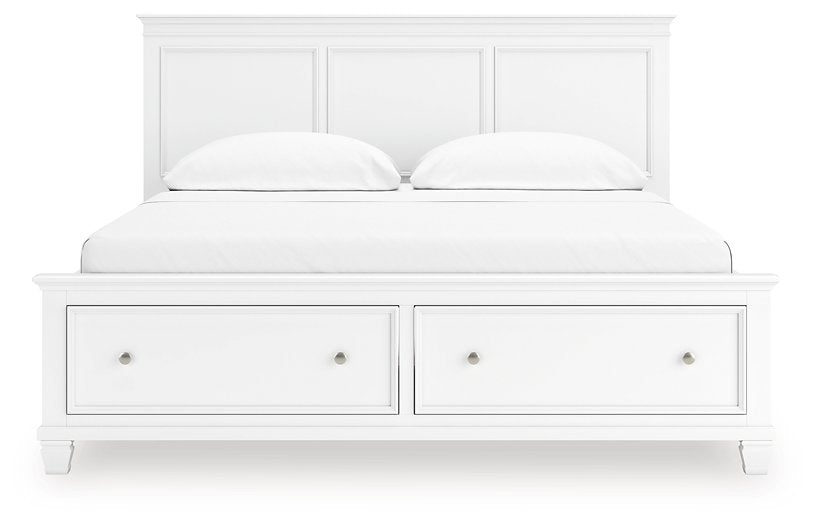 Fortman Panel Storage Bed - Woo Town Furniture (Worcester,MA)