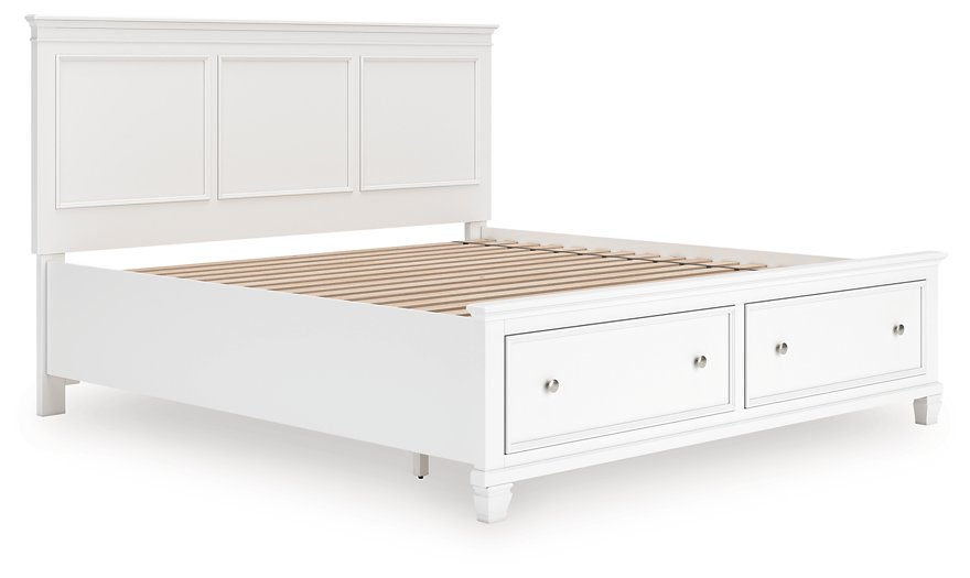 Fortman Panel Storage Bed - Woo Town Furniture (Worcester,MA)