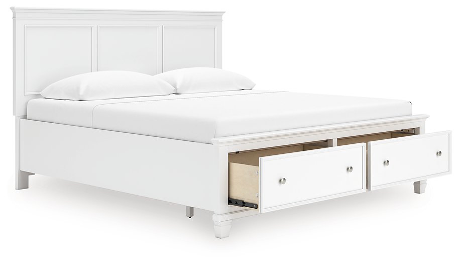 Fortman Panel Storage Bed - Woo Town Furniture (Worcester,MA)