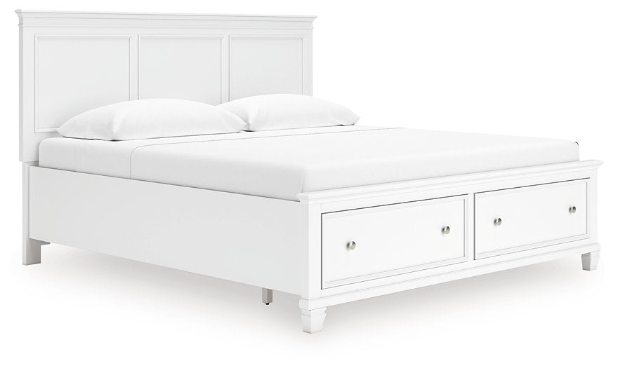 Fortman Panel Storage Bed - Woo Town Furniture (Worcester,MA)