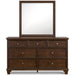 Danabrin Dresser and Mirror - Woo Town Furniture (Worcester,MA)