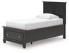 Lanolee Panel Storage Bed - Woo Town Furniture (Worcester,MA)