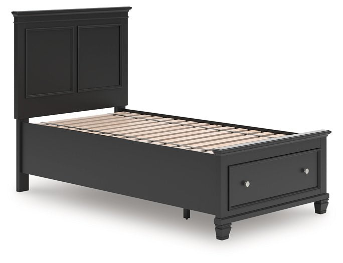 Lanolee Panel Storage Bed - Woo Town Furniture (Worcester,MA)