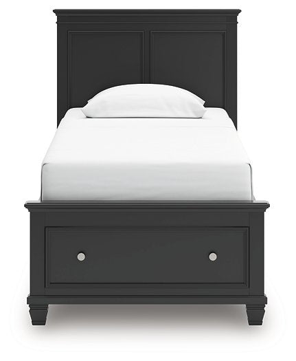 Lanolee Panel Storage Bed - Woo Town Furniture (Worcester,MA)