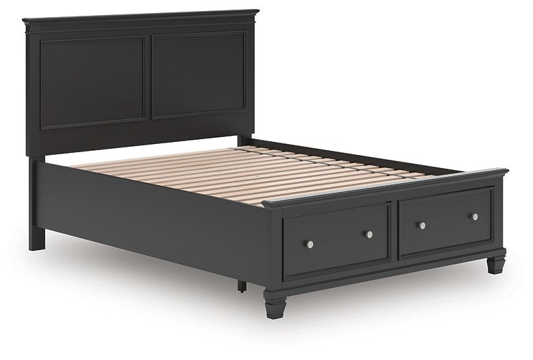 Lanolee Panel Storage Bed - Woo Town Furniture (Worcester,MA)