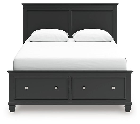 Lanolee Panel Storage Bed - Woo Town Furniture (Worcester,MA)