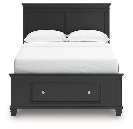 Lanolee Panel Storage Bed - Woo Town Furniture (Worcester,MA)