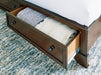 Trellington Sleigh Storage Bed - Woo Town Furniture (Worcester,MA)