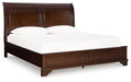 Trellington Sleigh Storage Bed - Woo Town Furniture (Worcester,MA)