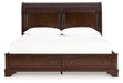Trellington Sleigh Storage Bed - Woo Town Furniture (Worcester,MA)