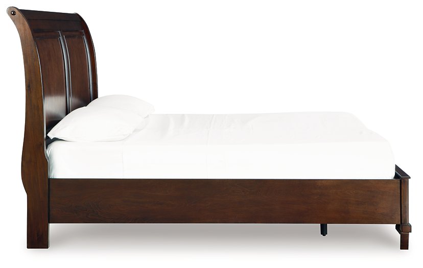 Trellington Sleigh Storage Bed - Woo Town Furniture (Worcester,MA)