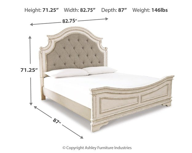 Realyn Upholstered Bed - Woo Town Furniture (Worcester,MA)