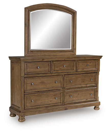 Feddinger Dresser and Mirror - Woo Town Furniture (Worcester,MA)