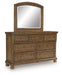 Feddinger Dresser and Mirror - Woo Town Furniture (Worcester,MA)