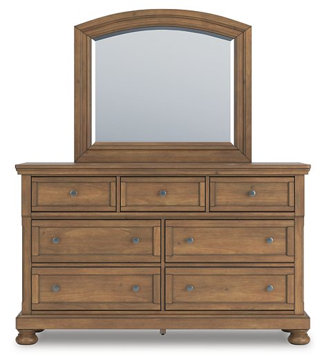 Feddinger Dresser and Mirror - Woo Town Furniture (Worcester,MA)
