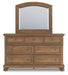 Feddinger Dresser and Mirror - Woo Town Furniture (Worcester,MA)