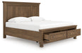 Feddinger Panel Storage Bed - Woo Town Furniture (Worcester,MA)