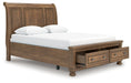 Feddinger Panel Storage Bed - Woo Town Furniture (Worcester,MA)