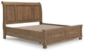 Feddinger Panel Storage Bed - Woo Town Furniture (Worcester,MA)